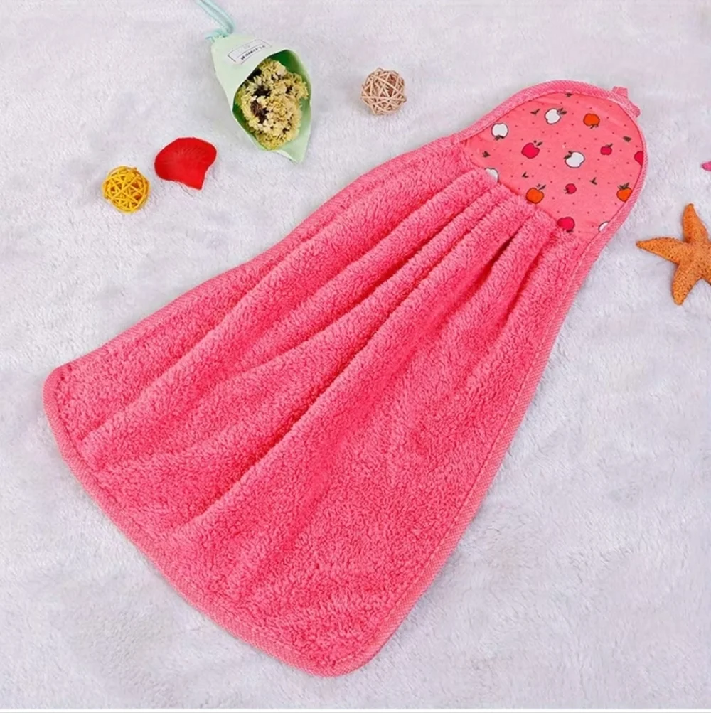 Hanging Hand Towels 4pc Set, Colorful